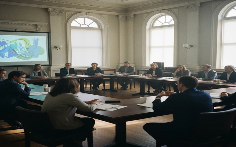 Williamstown Town Hall design hearing meeting room